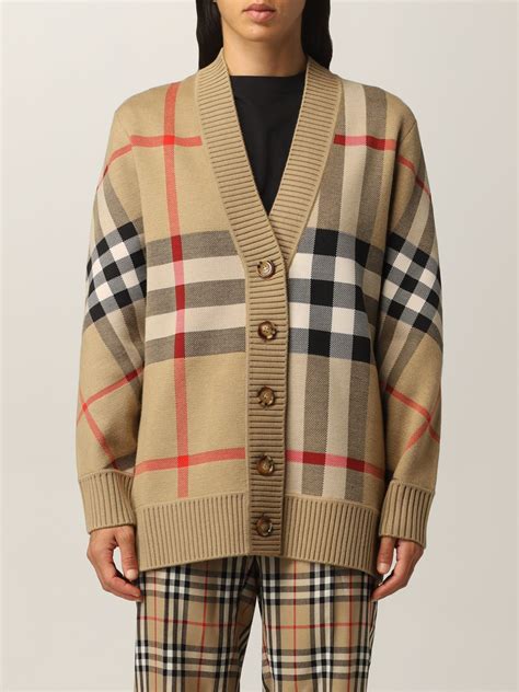 fuschia burberry irish sweater|farfetch Burberry cardigan.